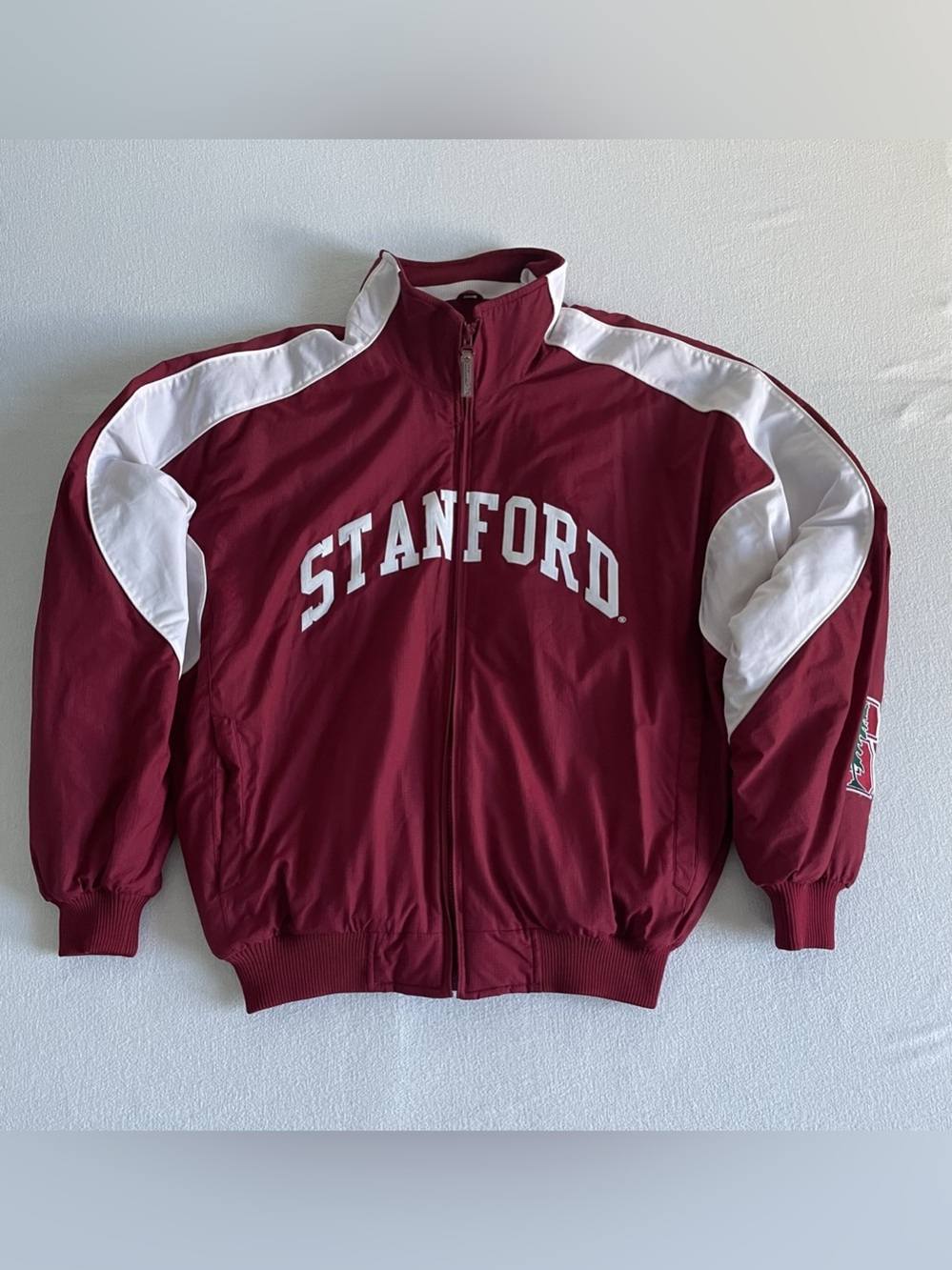 Vintage 2000’s Stanford Cardinals University Majestic Athletic Jacket Large